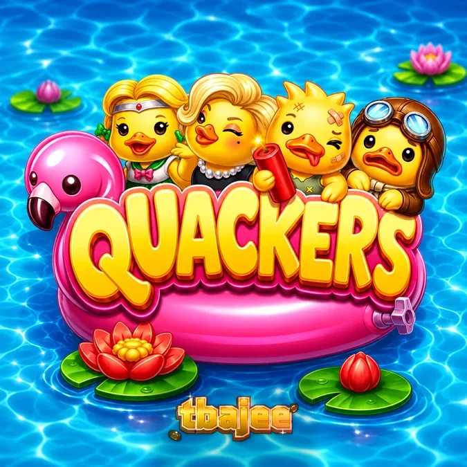 Quackers স্লট গেমের রঙিন এবং প্রাণবন্ত ইন্টারফেস